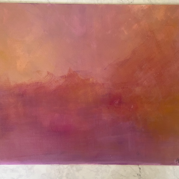 Turners Dream - Abstract Acrylic Painting | Original Artwork 16x20 Canvas Panel - Picture 4 of 13